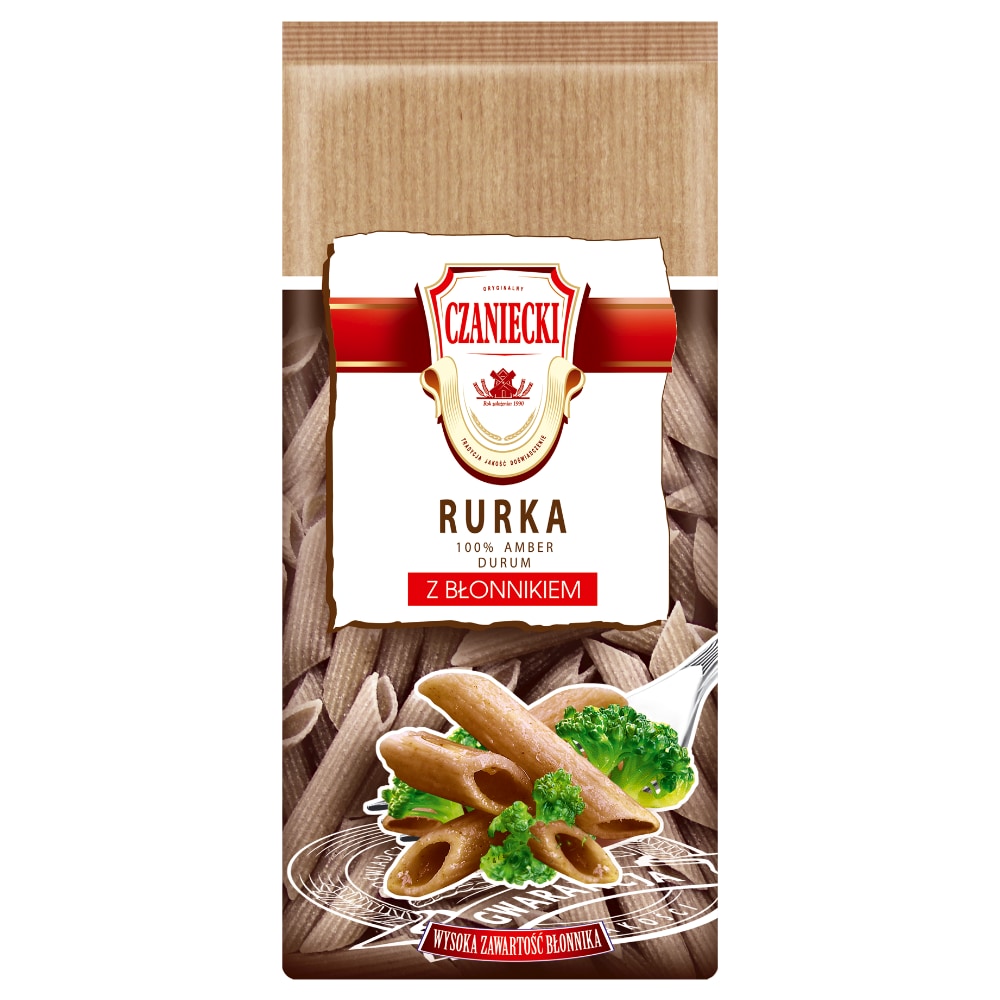 Czaniecki Makaron z błonnikiem owsianym - Rurka - 250 g