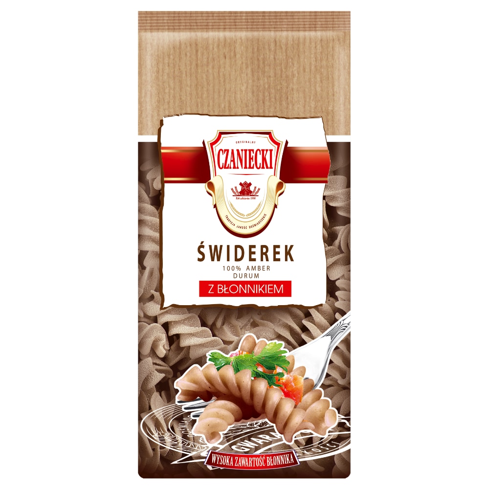 Czaniecki Makaron z błonnikiem owsianym - Świderek - 250 g